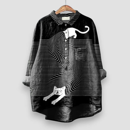 Astrid® | Blusa exclusiva de mujer con estampado de perro
